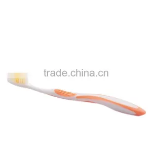 Non-slip Ergonomic Handle Soft Bristle Chinese Wholesale Oem Brand Adult Toothbrush thumbnail-1