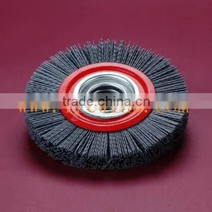 5" Abrasive Wire Circular Brush Nylon Wire Wheel Brush thumbnail-1