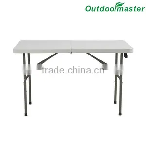 Patio Portable Picnic Cheap White Steel Folding Dining Plastic Table thumbnail-2