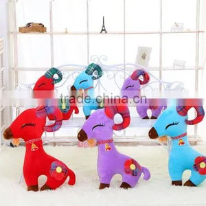 Baby Plush Pillow Plush Animal Goat Pillow thumbnail-1