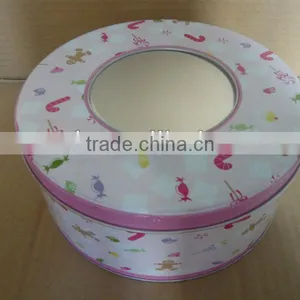 Squar Tin Box With PVC Window thumbnail-3