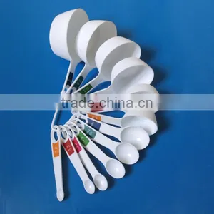 12 Pcs Plastic Measuring Cup Spoon Set thumbnail-1
