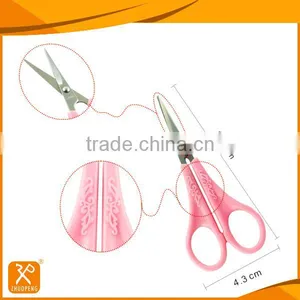 Professional Plastic Handle Safety Beauty Scissors thumbnail-1