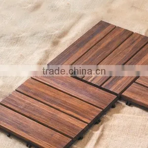 Outdoor Strand Woven Decking Tile Unit Dark Carbonized Bamboo Flooring With Matt Finish For Contractor and Wholesaler Dealer thumbnail-3