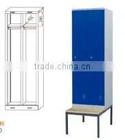 2 Door Locker With Bench thumbnail-1