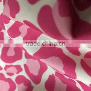 300t Pongee Fabric 100% Polyester,garment Fabric,pink Leopard-print Fabric thumbnail-2