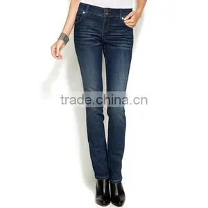 Curvy-Fit Straight-Leg Jeans thumbnail-1