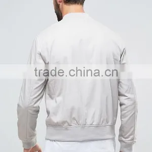 2017 Xinlan High Quality New Design Durable 100% Cotton White Rib Cuffs Running Casual Men Jumper Jacket thumbnail-2