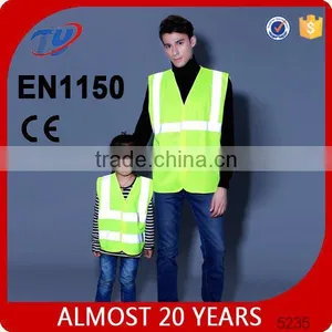 High Visibility Traffic Yellow Safety Vest for Kids thumbnail-1