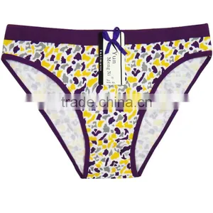 Yun Meng Ni Underwear Mature Ladies New Style Special Printing Cotton Hipsters Lady Panties thumbnail-6