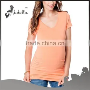 2015 Wholesale Blank Maternity t Shirts,pregnant Blank T-shirt thumbnail-1