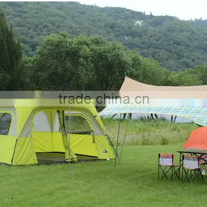 T26 Double Awning Oxford Fabric Party Decoration Big Camping Tent for Sale thumbnail-4