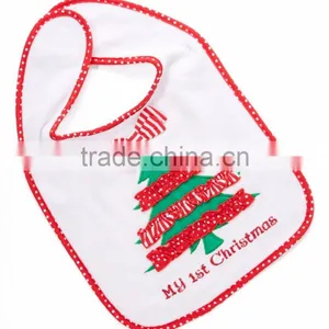 High Quality and Durable Bandana Bibs Reasonable Price Christmas Organic Cotton Drool Baby Bibs thumbnail-1