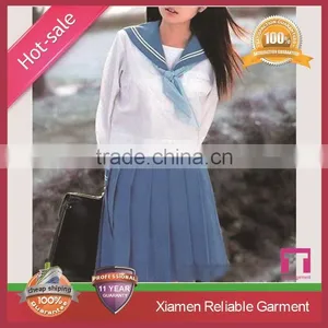 Custom Top Quality Blank Cheap School Girls Sex Uniform by Clothing Manufacturer thumbnail-2