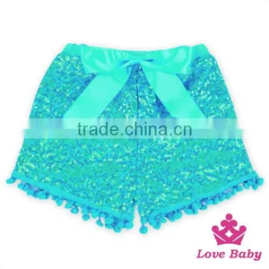 Baby Sequin Shorts ,sequin Shorts Wholesale Girls , Wholesale Sequin Ruffle Shorts thumbnail-4