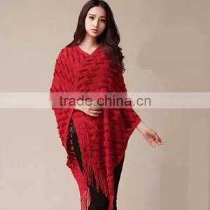 Latest Design Different Color Choice Women Batwing Sleeve Solid Stitching Knit Cardigan New Sweater thumbnail-1