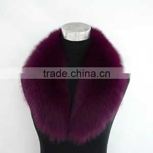 Myfur Multi-color Luxury Real Fur Fox Fur Collar for Jacket Trimmed thumbnail-4