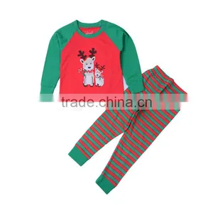 Children Pajamas Long Sleeve Elk Printing Kids Clothes Sets thumbnail-4