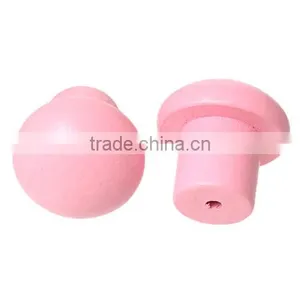 Pink Mushroom Wood Jewelry Case Box Drawer Pull Handle Knobs 20mmx20mm thumbnail-1
