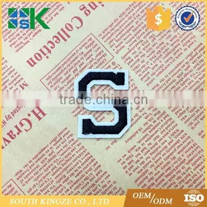 Black Letters A-Z Embroidered Motif Applique Iron On Patches Patch Sew Clothing thumbnail-6