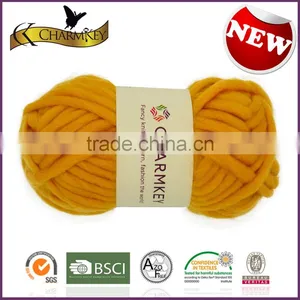 Charmkey Hot Sale Iceland Yarn Acrylic Roving Yarn Polyester Blended Yarn From China thumbnail-2