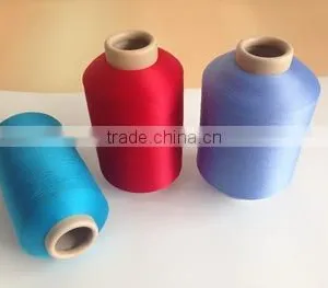 50D/24F Semi Dull Taffeta Polyester Fiber for Label thumbnail-1