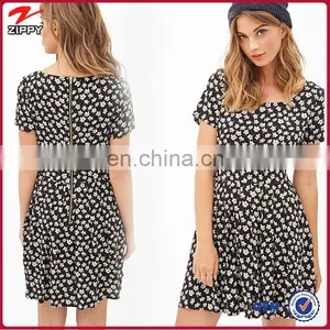 Woman Floral Printing Pakistani Dresses Pakistani New Style Dresses thumbnail-1