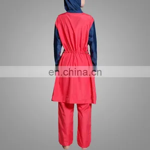 Printing Swimming Suits Fully Coverd Muslim Sexy Sportswear Wholesale thumbnail-5