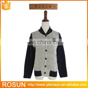 Men 2017 Fashion as Spring Gray Color Knit Cardigan Women Sweater Also Fit for Kid Clothing thumbnail-1