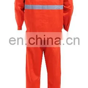 Wholesale Orange Color Labor Uniform / Workwear Uniforms Industrial Uniform of TC thumbnail-2