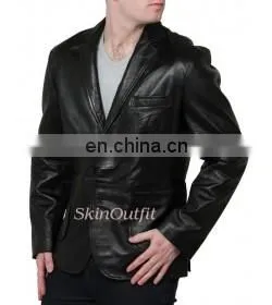 Mens Leather Blazers thumbnail-1