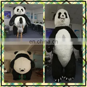 CE Standard Panda Mascot Costume 3m High Inflatable Panda Costume Long Plush Mascot Costume thumbnail-1
