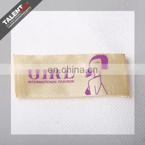 Custom Silk Printed Brand Name Logo Label for Clothing thumbnail-1