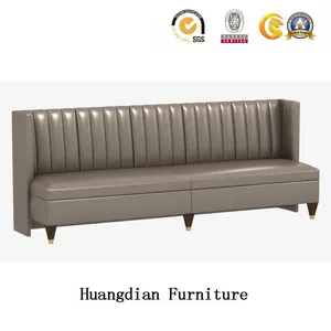 2017 New Design Restaurant Furniture Leather Seating Booth (HD489) thumbnail-1