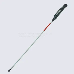 Foldable Multifunctional White GPS Ultrasonic Aluminum Blind Walking Cane Walking Stick thumbnail-1