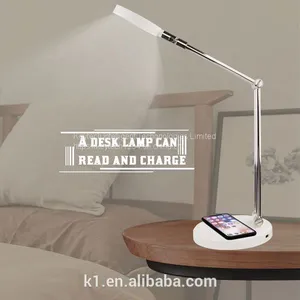KET002 Wireless Charger Folding Table Lamp Metal Lamp Arm Can Rotate From Multiple Angles thumbnail-3