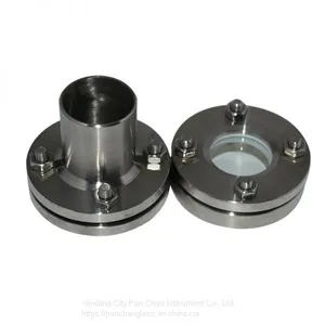 Sanitary Tubular Inline Stainless Steel Sight Glass With Glass Tube thumbnail-2