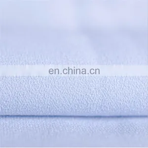 Chinese Supplier 75D 92% Polyester 8% Spandex 4 Way Stretch Moss Crepe Fabric Pants Fabric thumbnail-4