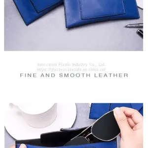 Creative and Vintage Portable Sunglasses Holder; Simple Leather Myopic Eyewear Pouch thumbnail-5