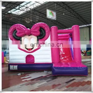 Guangzhou Factory Direct Sale Pink Jumping Castle, Children Inflatable Bouncer Castle thumbnail-2