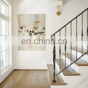 Top Class Aluminium Stainless Steel Stairs Indoor Design Pillars Post With Black Golden Colour thumbnail-4