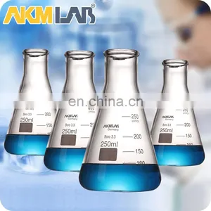 AKM LAB 100ml Conical Flask Erlenmeyer Flask With Narrow Wide Mouth thumbnail-1