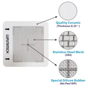 Lufuta Universal Ceramic Ozone Plates 4.5'X4.5