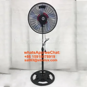 18 Inch Electric Plastic Stand Fan With Triangle Base /Sibolux Standing Fan thumbnail-3