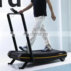 Foldable Treadmill Walking Machine Easy up Slat Treadmill Portable Motorless Self-powered for Home Use thumbnail-1
