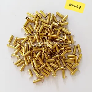 Brass Terminals, Phosphor Copper Clip, Electronic Accessories, the Surface is Plated With Bright Tin and Dumb Tin thumbnail-2