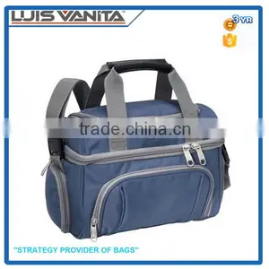 Hot Sale Protable Blue 6 Can Cooler Bag thumbnail-1