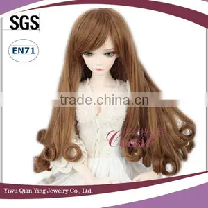 Long Synthetic Black Curly Bjd Pullip Doll Wigs thumbnail-4