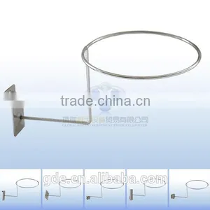 Metal Chrome Hat Display Rack for Slatwall thumbnail-1
