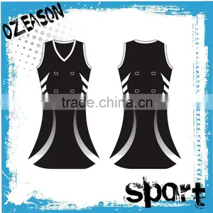 Custom Sublimation Netball Uniforms Wholesale Netball Dresses Supplier's Choice thumbnail-1